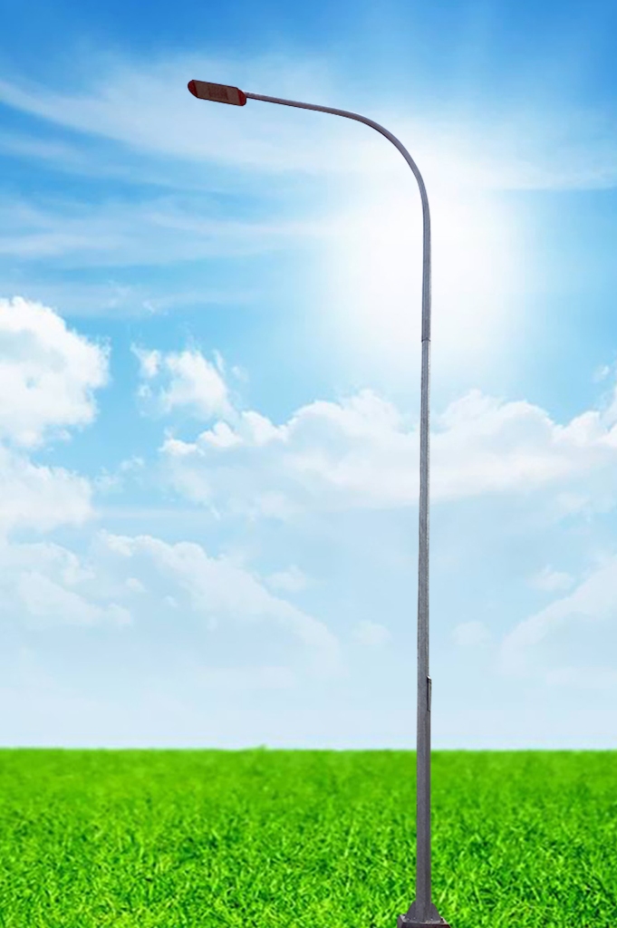 tiang PJU octagonal tipe parabola